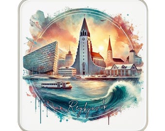 Seven Sisters Kühlschrankmagnet - Handgefertigtes Souvenir Aus England