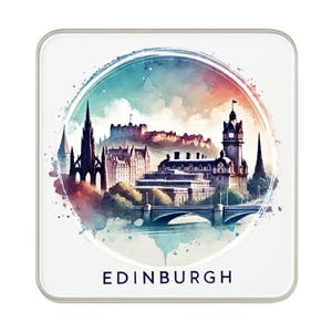 Ímã de geladeira Edimburgo, Escócia, Reino Unido | Lembrança de viagem colecionável