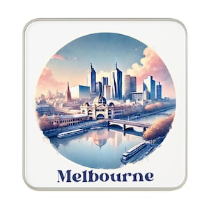Melbourne, Australia Fridge Magnet | Travel Souvenir Collectible Gift