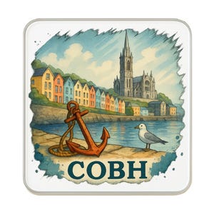 Cobh, Ireland Fridge Magnet | Travel Souvenir Collectible Gift