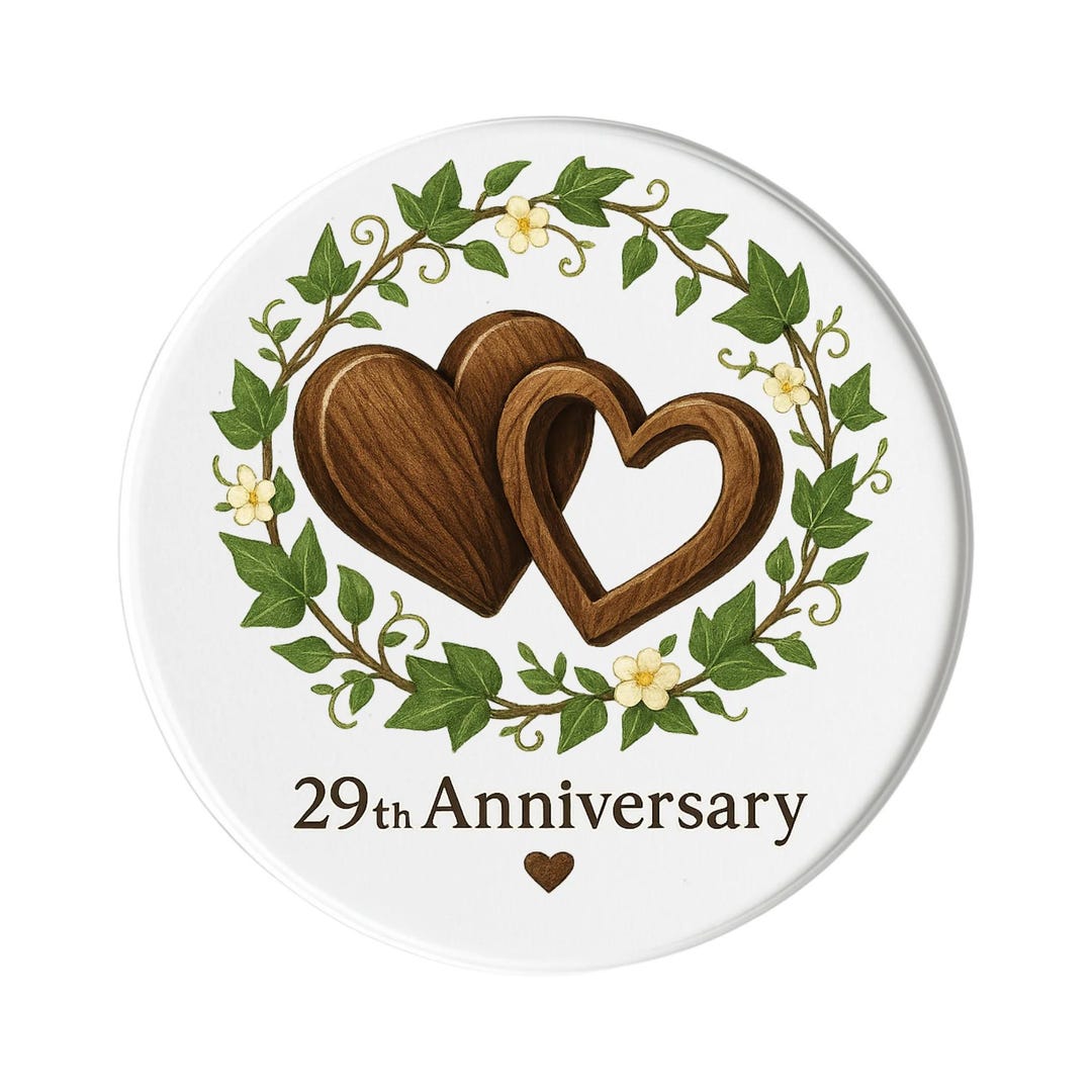 29th Wedding Anniversary, Furniture Theme Fridge Magnet: Cute Handmade ...