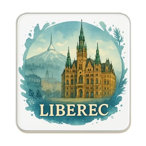 Liberec, Tschechien Kühlschrank Magnet: Süßes großes handgefertigtes Reise Souvenir Geschenk