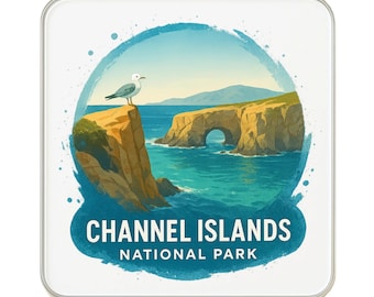 Channel Islands National Park, USA Fridge Magnet: Cute Large Handmade Travel Souvenir Gift