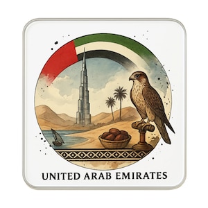United Arab Emirates Fridge Magnet | Travel Souvenir Collectible Gift
