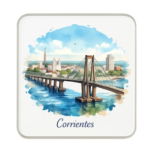 Corrientes, Argentina Fridge Magnet: Cute Large Handmade Travel Souvenir Gift