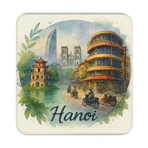 Hanoi Kühlschrankmagnet | Reise-Andenken-Sammlergeschenk