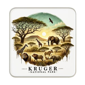 Kruger National Park, South Africa Fridge Magnet | Travel Souvenir Collectible Gift