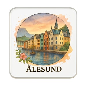 Alesund, Norway Fridge Magnet | Travel Souvenir Collectible Gift