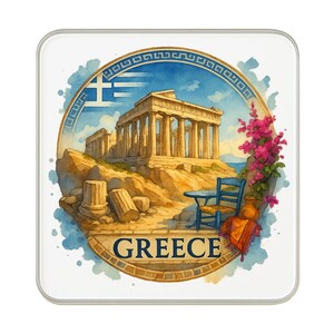 La Grèce aimant pour réfrigérateur | Cadeau de collection souvenir de voyage