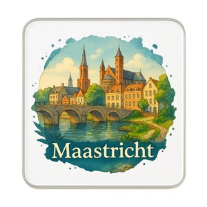 Maastricht, Niederlande Kühlschrank-Magnet: Süßes großes handgefertigtes Reise-Souvenir