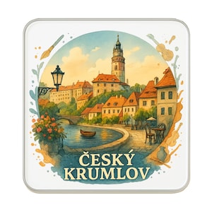 Cesky Krumlov, Tschechien Kühlschrank-Magnet: Nettes großes handgemachtes Reise-Andenken-Geschenk