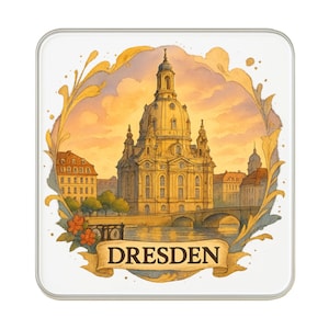 Dresden, Germany Fridge Magnet | Travel Souvenir Collectible Gift