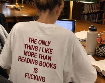 T-shirt humoristique pour amoureux des livres, T-shirt rat de bibliothèque, T-shirt lecture, T-shirt sarcastique sur les livres, Cadeau pour lecteur, T-shirt livresque, T-shirt bibliothèque