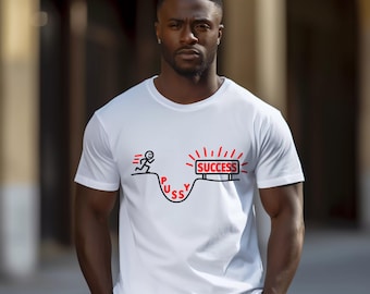 T-shirt humoristique sur le succès, T-shirt de motivation, T-shirt graphique « Hustle », T-shirt avec citation sur le succès, Cadeau pour entrepreneur, T-shirt humoristique pour homme