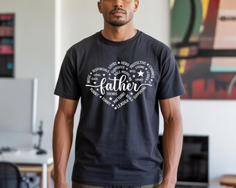 Chemise définition père, cadeau papa, t-shirt fête des pères, meilleure chemise pour papa de tous les temps, cadeau d'anniversaire pour papa, t-shirt père significatif, cadeau de famille
