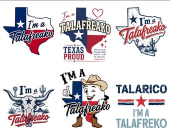 I'm A Talafreako Texas 6+ Print File, 2026 Talarico For Senate Vote Png, Talarico For Texas Graphics, Make Texas Blue Digital Download