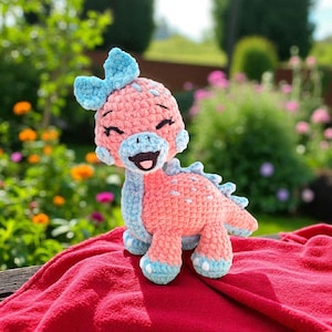Dinosaur Amigurumi Crochet Pattern | Plush Toy PDF Digital Download