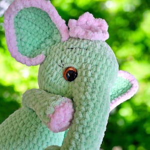 Crochet Pattern Velvet Elephant Amigurumi