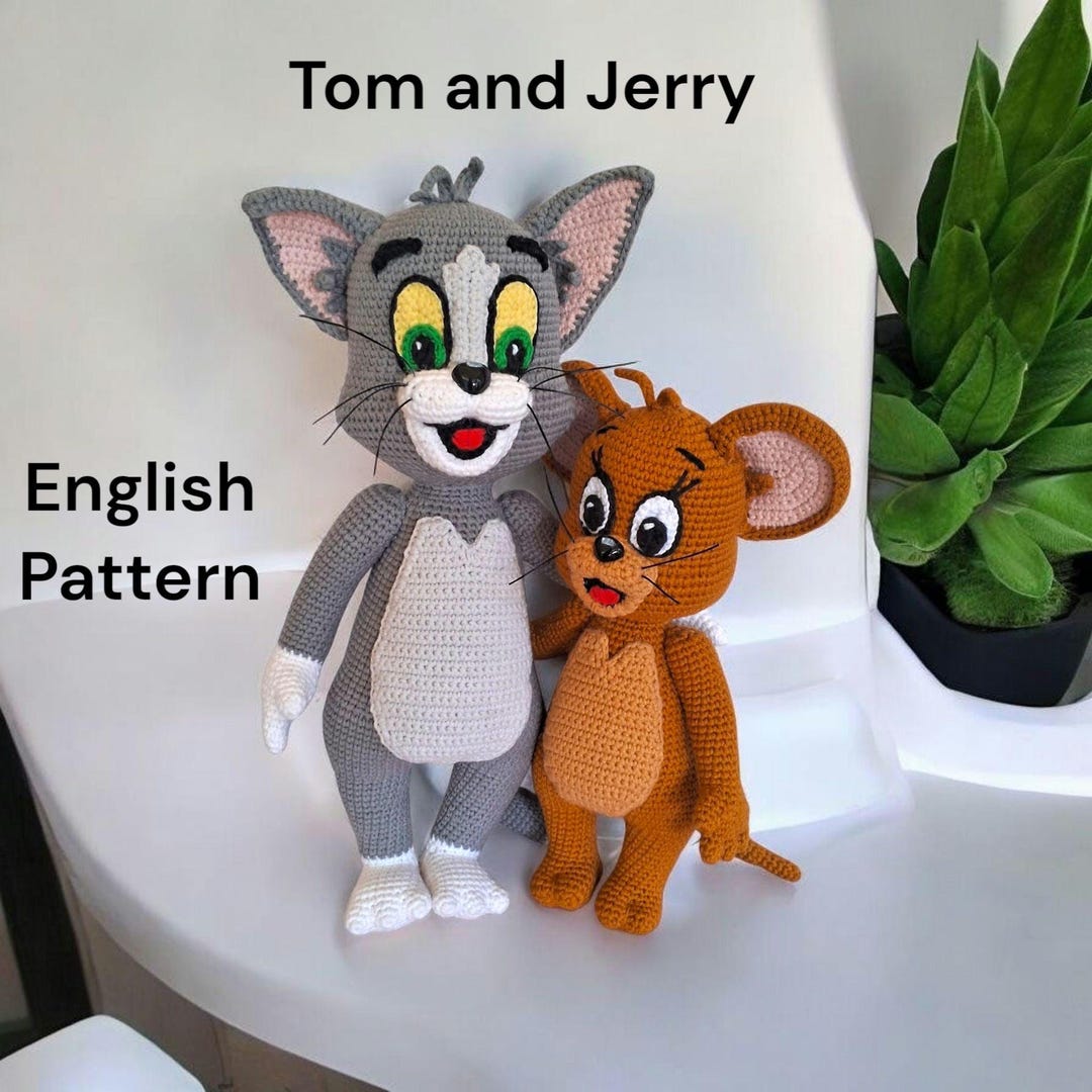 Tom and Jerry Amigurumi Crochet Patterns – Cartoon Duo – English PDF ...