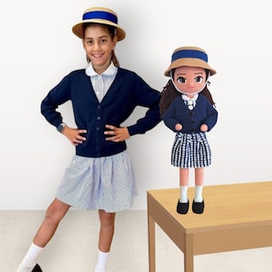 Look Alike Crochet Doll | Custom Amigurumi Portrait Doll from Photo 12 inch