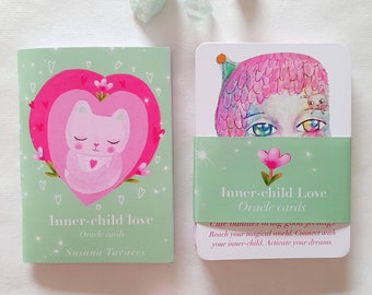 Inner child love oracle deck - oracle cards, divination tool, oracle deck, indie oracle