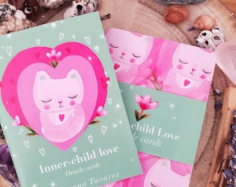 Inner child love oracle deck - oracle cards, divination tool, oracle deck, indie oracle, kids oracle, cute