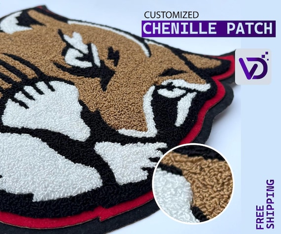 Custom Chenille Patches, Iron On Sew On Jacket Uniforms
