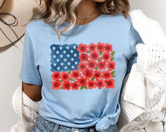 Floral Usa Flag American Flag Png 4th July Png American Stars Png Daisy Svg Red White Blue Png Usa Flag Svg Leaves Svg Daisy Clipart Png