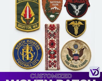 Custom Woven Patches, Personalized Brand Apparel Labels