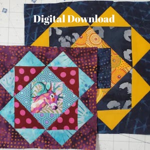 Triangle Quilt Block Pattern PDF — Multiple Sizes — Beginner-Friendly Foundation Paper Piecing Digital Download