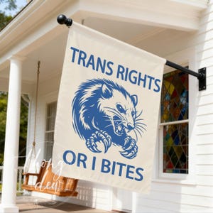 Inclusive Trans Rights Garden Flag,LGBTQ Pride Yard Sign,Rainbow Pride Flag,Trans Men Women Nonbinary Support Banner,Progressive Home Decor