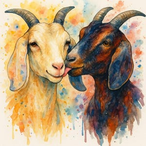 Pegatina sin burbujas Goat Pride