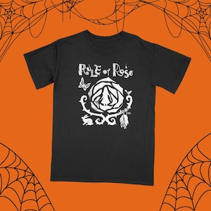 Rule of Rose Halloween Scary T-Shirt – Spooky Horror Graphic Tee for Halloween Party Costume
