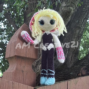 Spider Man: Across the Spiderverse Ghost Spider PDF Crochet Pattern