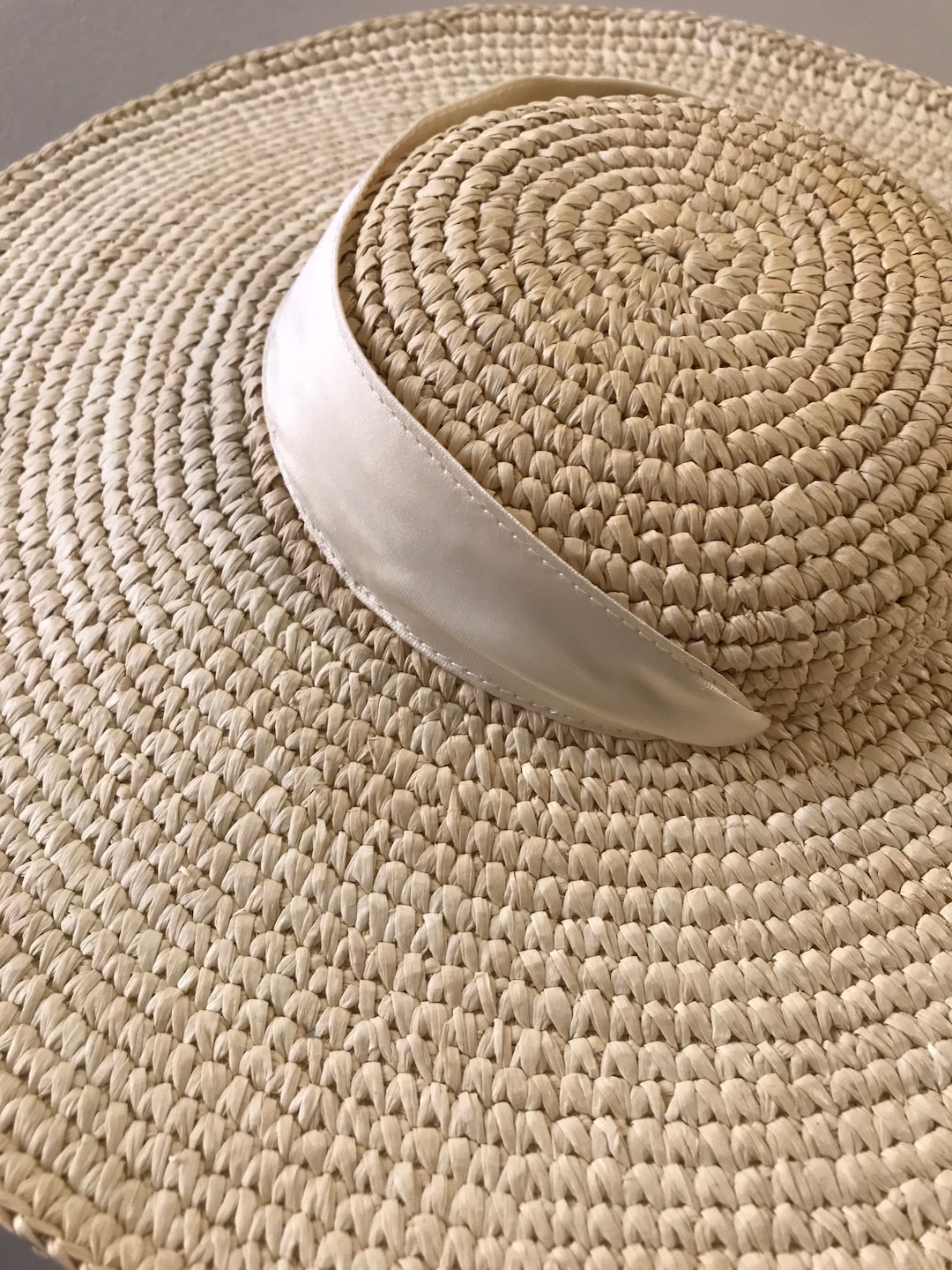 Natural Straw Fascinator Hat Woven by Hand Etsy