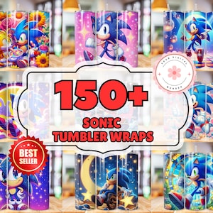The Hedgehog Tumbler Wrap Bundle, 20oz Skinny Tumbler Wrap, 20 oz Tumbler Png Sublimation Design, Digital Instant Do
