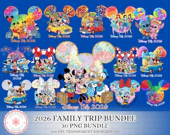 Family Trip 2026 Png Bundle, Family Vacation 2026 PNG, Family Reunion 2026 Png, Family Trip 2026 Png, Magical Kingdom Png, Friend Squad Png