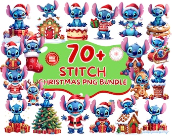 Christmas Stitch Png Designs Bundle, Stitch Sublimation Designs, Stitch PNG, Lilo & Stitch Sublimation, stitch bundle, stitch clipart