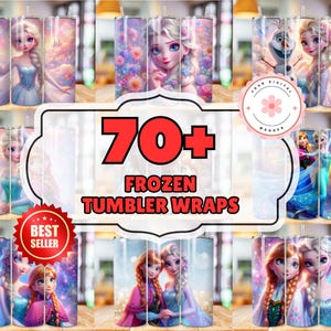 Può includere: Oltre 70 design di involucri per bicchieri Frozen con vari design con personaggi del film Frozen. I design includono una varietà di colori, tra cui blu, rosa, viola e bianco. Le involucri sono perfette per aggiungere un tocco personale ai tuoi bicchieri.