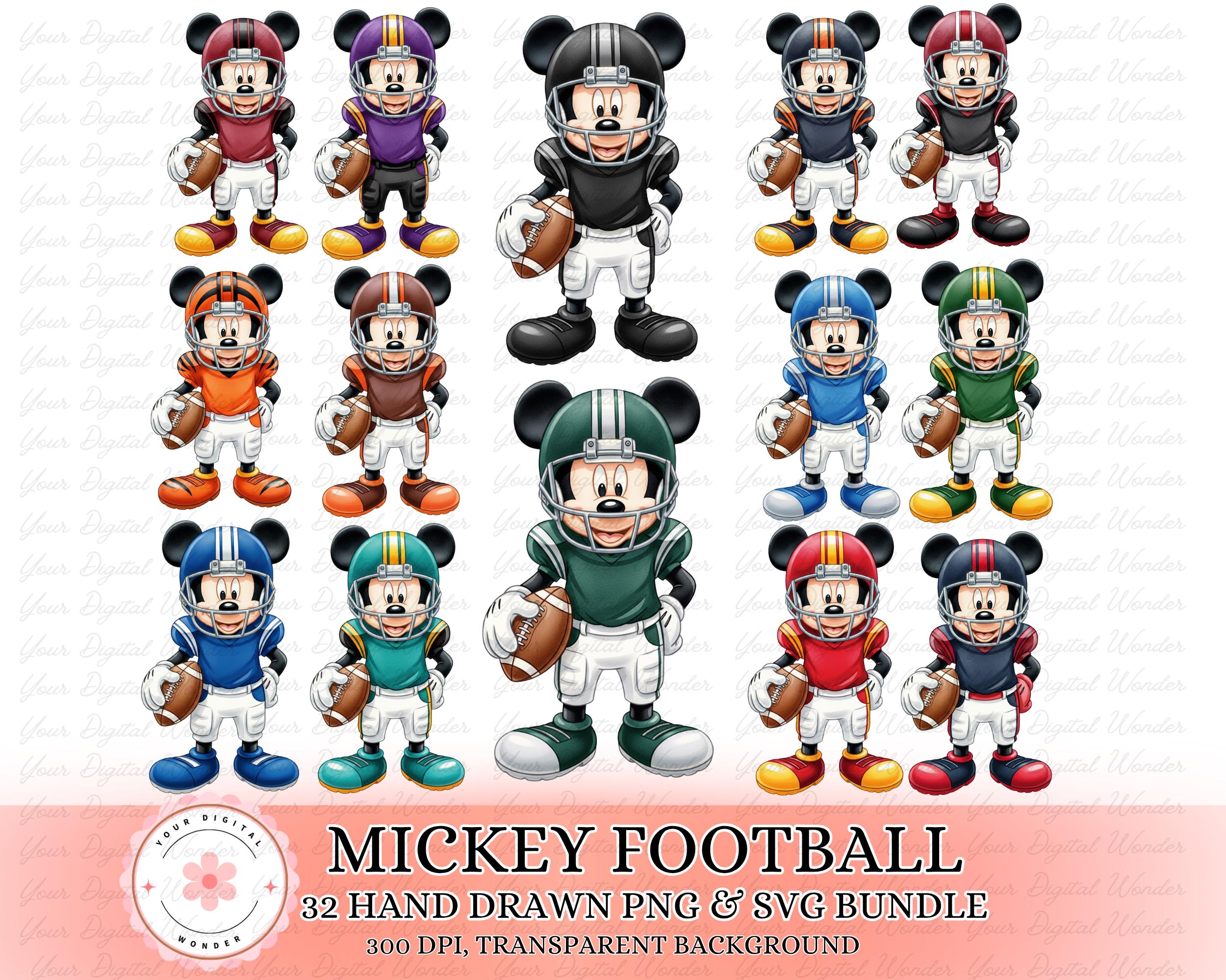 T-Shirt Graphique Disney Mickey Mouse - Football Voiture Plage - Cadeau Garçon - Neuf Avec Étiquettes