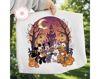 Retro Halloween PNG, Gruselige Saison PNG, Halloween Geist Cartoon Png, Halloween Cartoon Png, Minnie Mickey Halloween, Geist Halloween png