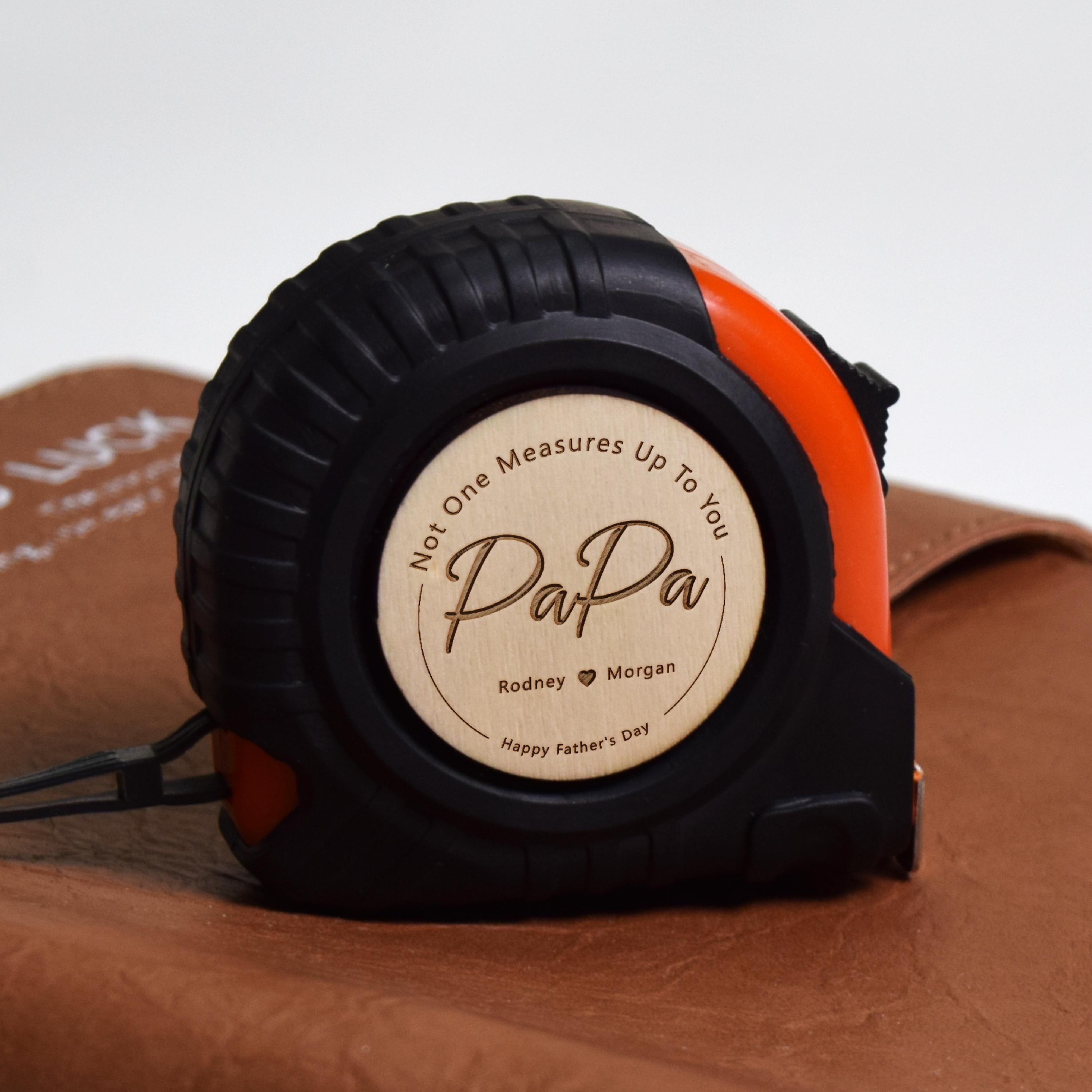 Fita métrica personalizada que ninguém mede, presentes de pai para filha, presentes personalizados para pai, marido, presente para avô