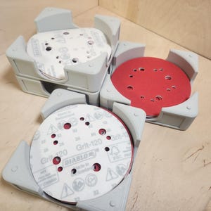 Standardhållare för slipskivor på 5 tum (stapelbar) (4-pack)
