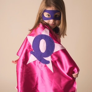 Personalized, CUSTOMIZED, Double Sided with MASK  Superhero Party CAPES for Kids