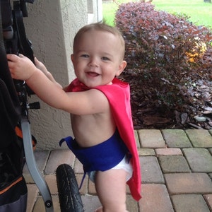 PLAIN SATIN CAPES for Toddlers and Children, Single-Sided