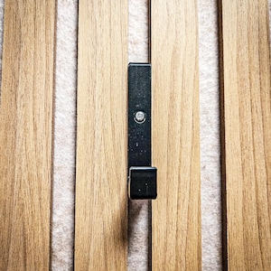 Set of 4 - Coat hooks for acoustic panels - Single hook