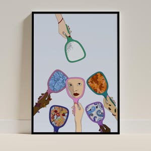 Equilibrio. Cartel original y colorido.