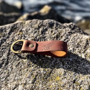 Personalized Honda Leather Keyring