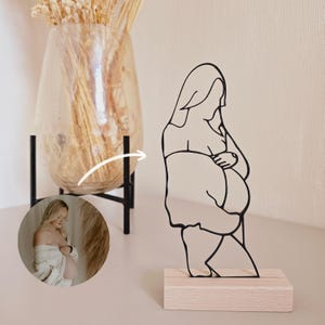 Dein Foto als Line Art | Personalisiert | Lineart | Canineart | Schwangerschaft | Erinnerungen