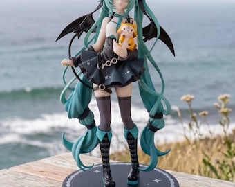 Statuetta anime gotica di Hatsune Miku, 19 cm, da collezione per fan, Umamusume